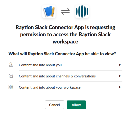 slack app permission confirmation